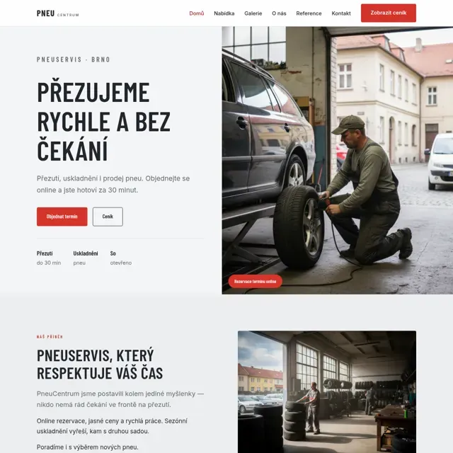Ukázkový web — pneuservis
