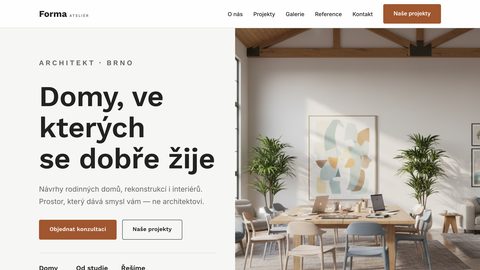 Ukázkový web — architekt