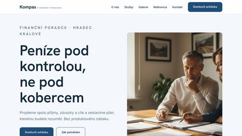 Ukázkový web — finanční poradce
