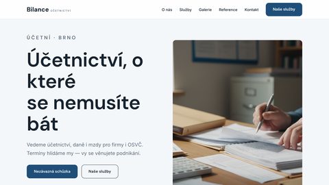 Ukázkový web — účetní